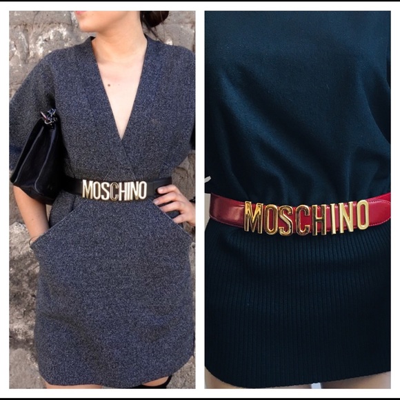 Moschino Accessories - Authentic MOSCHINO Red Patent leather waist belt